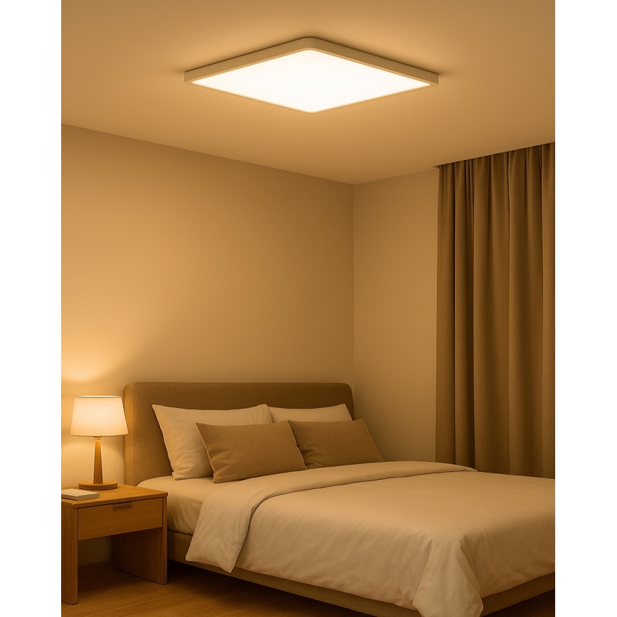 LED taklampa LED/40W/230V 3000/4000/6500K 50x50 cm vit