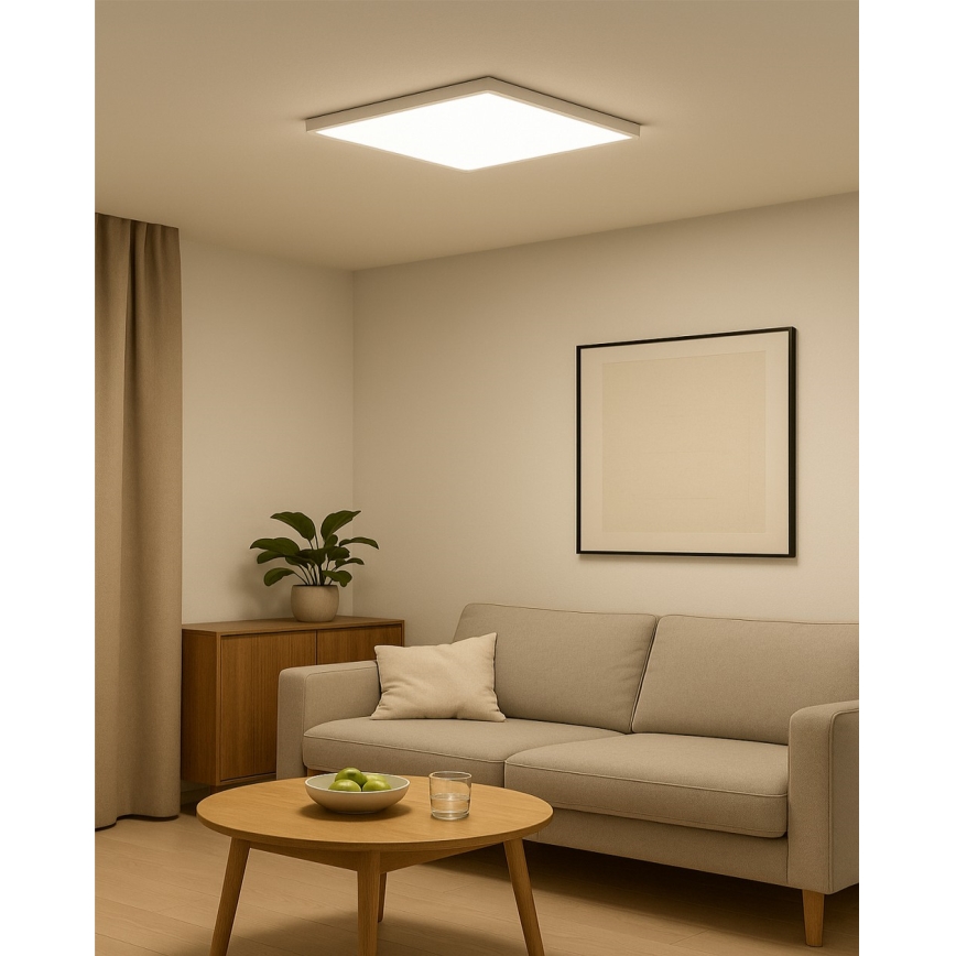 LED taklampa LED/40W/230V 3000/4000/6500K 50x50 cm vit