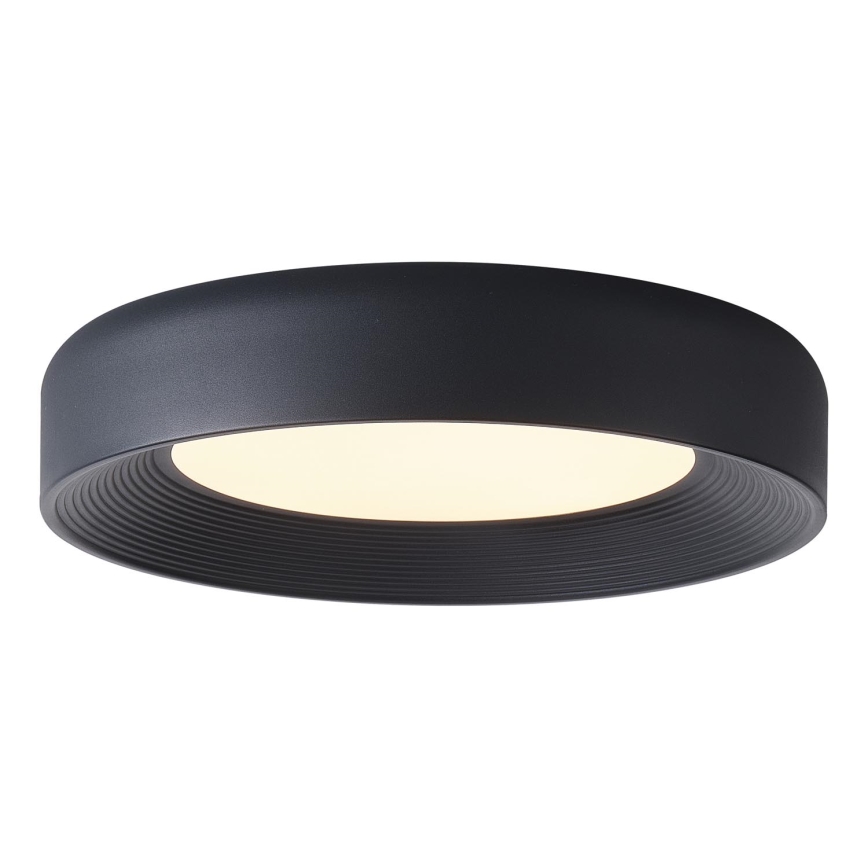 LED taklampa LED/40W/230V 3000K svart diameter 50 cm