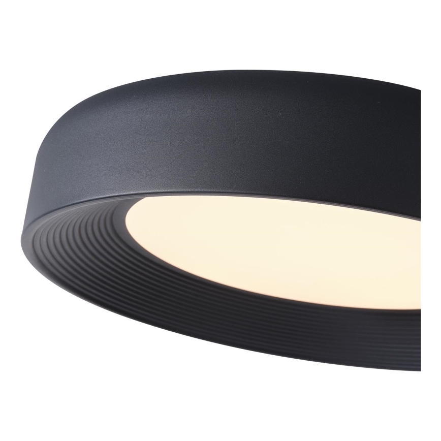 LED taklampa LED/40W/230V 3000K svart diameter 50 cm