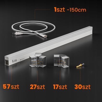 LED takarmatur HEXAGON LED/456W/85-265V 6500K 522x298 cm CRI 90 IP54 vit