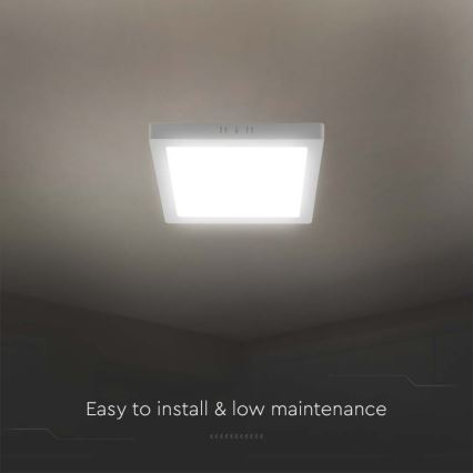 LED taklampa LED/6W/230V 3000K 12x12 cm vit