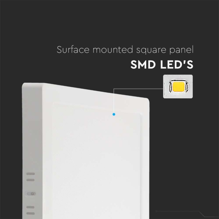 LED taklampa LED/6W/230V 4000K 12x12 cm vit