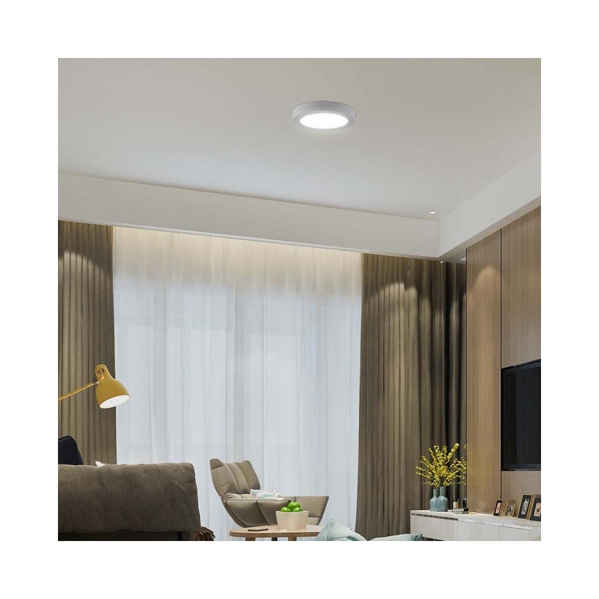 LED taklampa LED/6W/230V 6500K vit