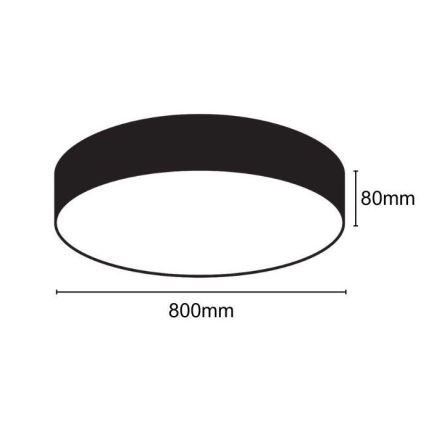 LED taklampa LED/70W/230V 4000K diameter 80 cm