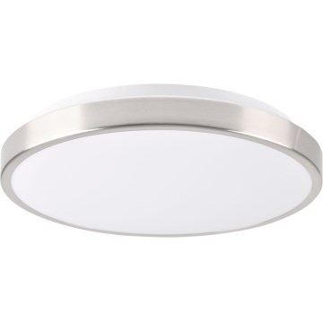 LED-taklampa LIBRA LED/15W/230V Ø 29 cm polerad krom