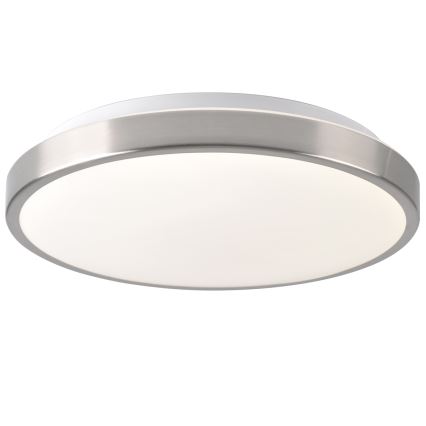LED-taklampa LIBRA LED/15W/230V Ø 29 cm polerad krom