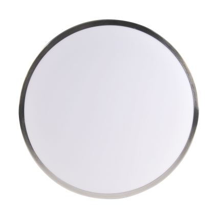 LED-taklampa LIBRA LED/15W/230V Ø 29 cm polerad krom