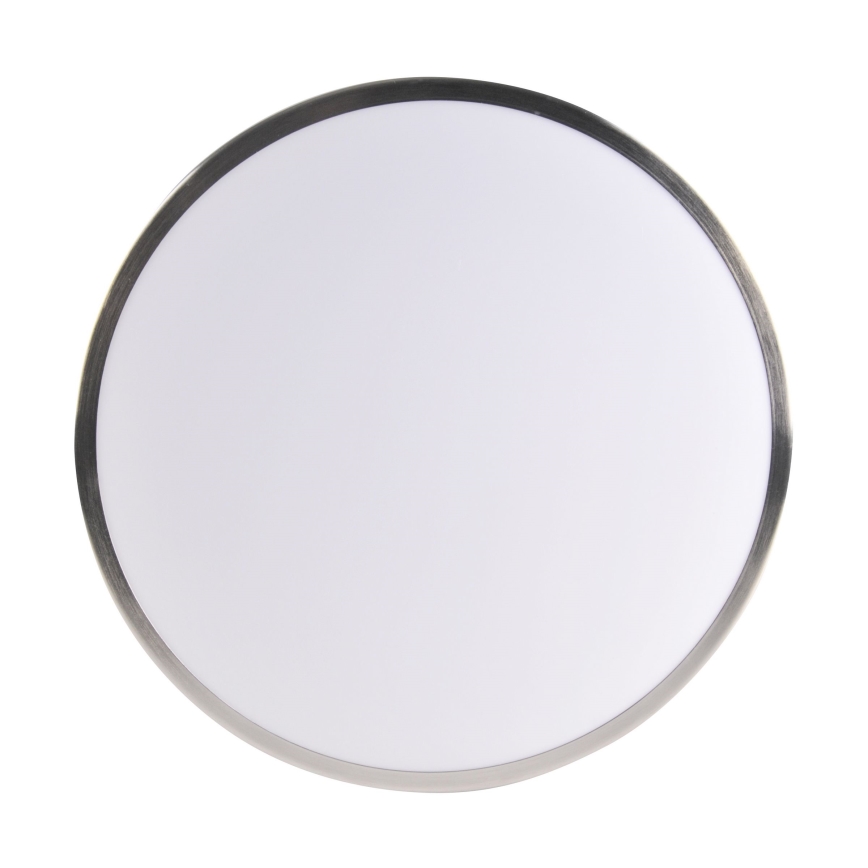 LED-taklampa LIBRA LED/15W/230V Ø 29 cm polerad krom