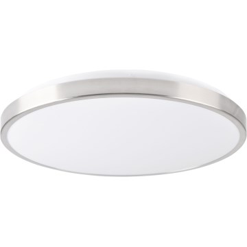 LED-taklampa LIBRA LED/24W/230V Ø 39 cm blank krom