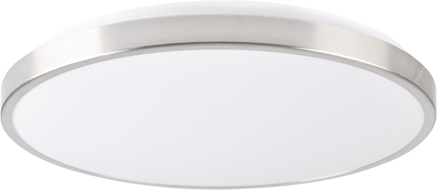 LED-taklampa LIBRA LED/24W/230V Ø 39 cm blank krom