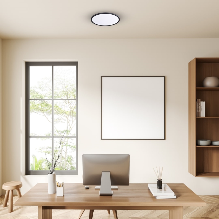 LED taklampa MAQ LED/32W/230V 3000/4000/6500K IP40 svart