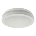 LED-taklampa med rörelsesensor LED/20W/230V 3000/4000/6500K diam. 230 cm IP54 grå