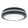 LED-taklampa med rörelsesensor LED/20W/230V 3000/4000/6500K Ø 230 cm IP54 antracit