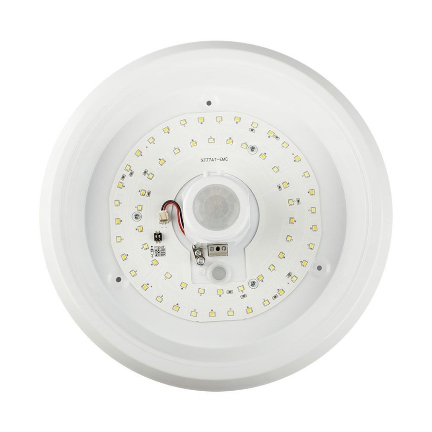 LED taklampa med sensor SAMSUNG CHIP LED/12W/230V 3000/4000/6000K diameter 29 cm vit