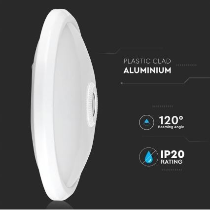 LED Taklampa med sensor LED/12W/230V 4000K
