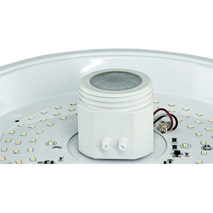 LED taklampa med sensor och nödmodul MANA LED/12W/230V 4000K