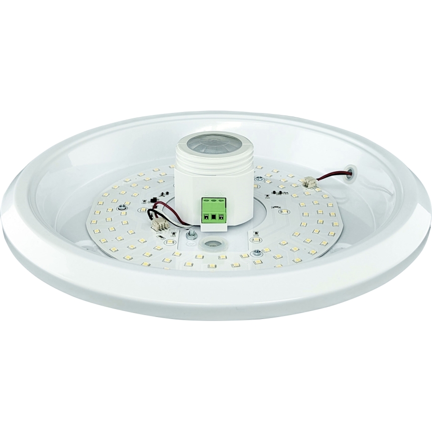 LED taklampa med sensor och nödmodul MANA LED/16W/230V 4000K