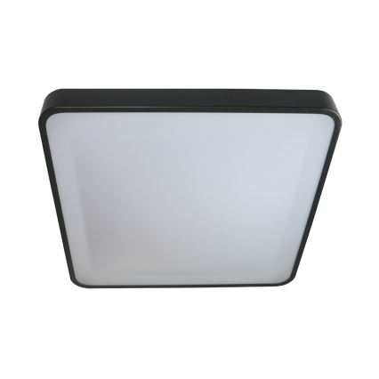 LED taklampa med sensor WILTON LED/24W/230V 37,5x37,5 cm antracit