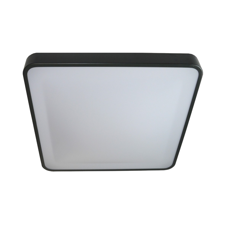LED taklampa med sensor WILTON LED/24W/230V 37,5x37,5 cm antracit