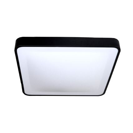LED taklampa med sensor WILTON LED/24W/230V 37,5x37,5 cm svart