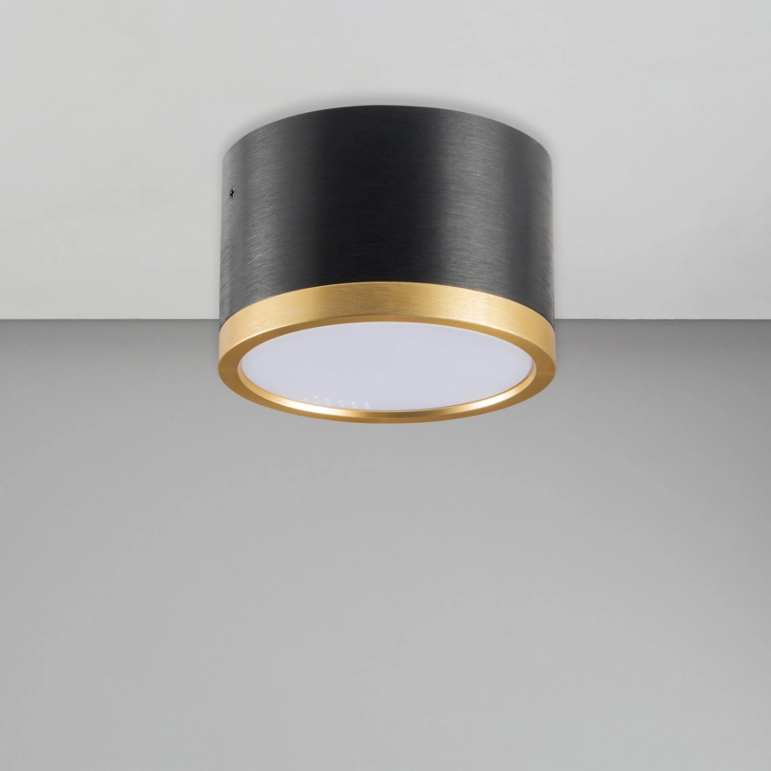 LED taklampa MIRELLA 1xGX53/6W/230V svart/guld