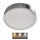 LED taklampa NEXXO LED/21W/230V 3000/3500/4000K diameter 22,5 cm skinande krom