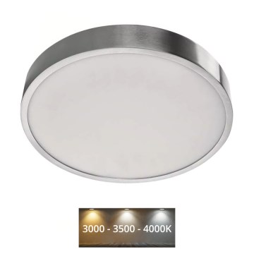LED taklampa NEXXO LED/28,5W/230V 3000/3500/4000K diameter 30 cm skinande krom
