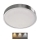 LED taklampa NEXXO LED/28,5W/230V 3000/3500/4000K diameter 30 cm skinande krom