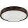 LED-taklampa OAK SLIM LED/36W/230V 4000K Ø 37 cm ek/mörkbrun