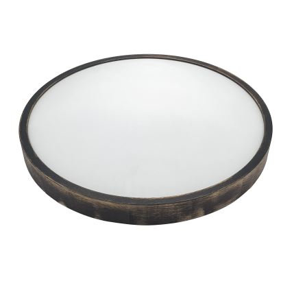 LED-taklampa OAK SLIM LED/36W/230V 4000K Ø 47 cm ek/mörkbrun