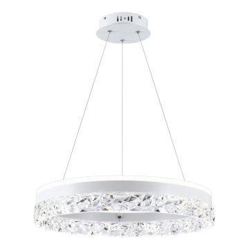 LED Taklampa på kabel FROZI LED/32W/230V diam. 50 cm vit