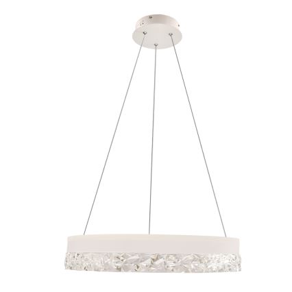 LED Taklampa på kabel FROZI LED/32W/230V diam. 50 cm vit