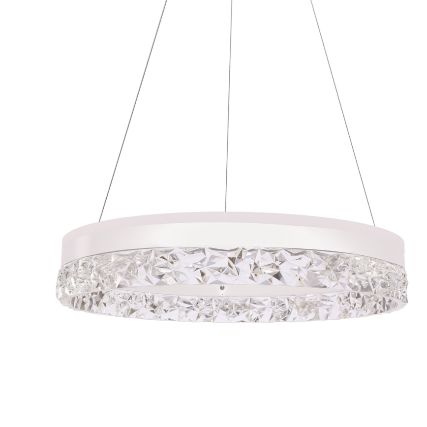 LED Taklampa på kabel FROZI LED/32W/230V diam. 50 cm vit