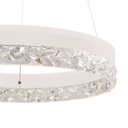 LED Taklampa på kabel FROZI LED/32W/230V diam. 50 cm vit