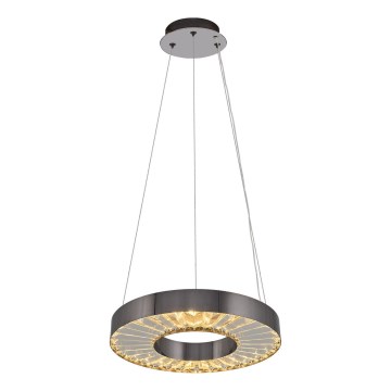 LED Taklampa på lina JESI LED/35W/230V 3000K Ø 40 cm silver