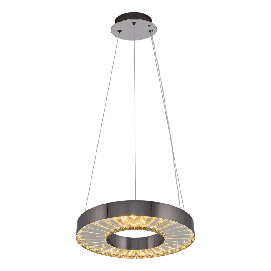 LED Taklampa på lina JESI LED/35W/230V 3000K Ø 40 cm silver