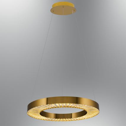 LED Taklampa på lina JESI LED/35W/230V 3000K Ø 60 cm brons