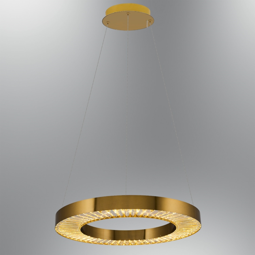 LED Taklampa på lina JESI LED/35W/230V 3000K Ø 60 cm brons