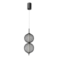 LED Taklampa på lina PUMA LED/10W/230V Ø 14 cm svart