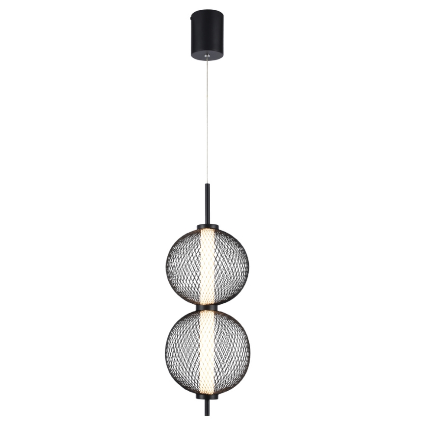 LED Taklampa på lina PUMA LED/10W/230V Ø 14 cm svart