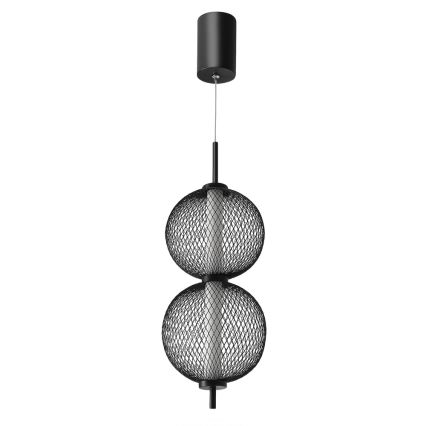 LED Taklampa på lina PUMA LED/10W/230V Ø 14 cm svart