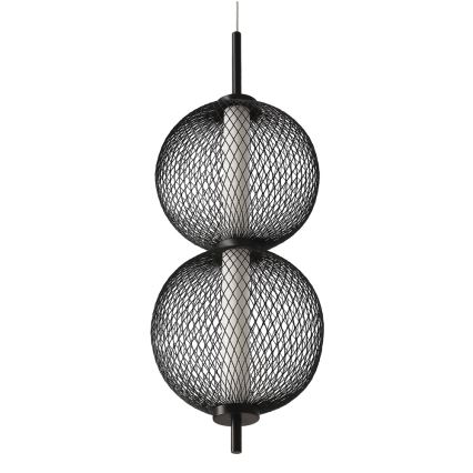 LED Taklampa på lina PUMA LED/10W/230V Ø 14 cm svart