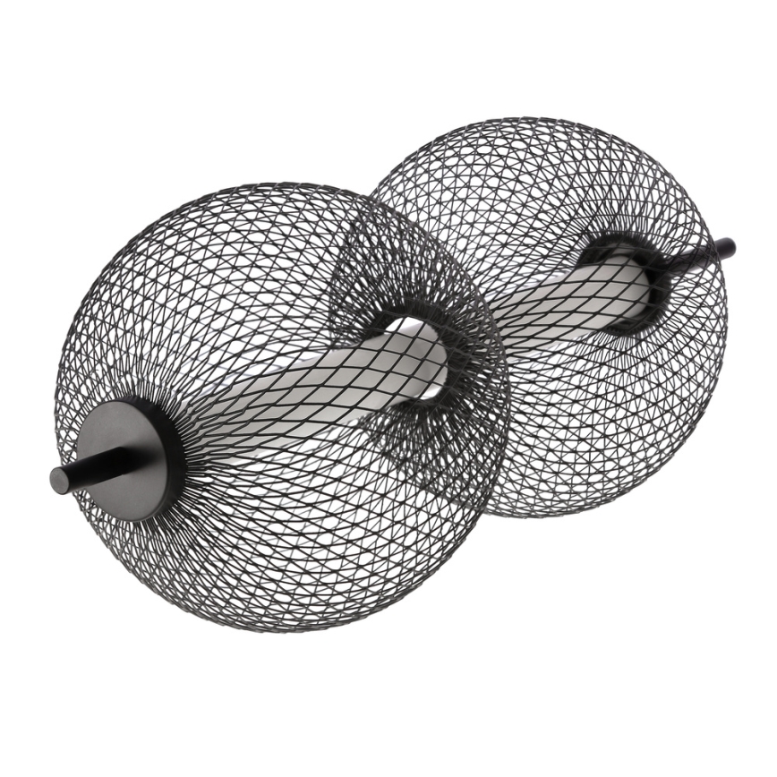 LED Taklampa på lina PUMA LED/10W/230V Ø 14 cm svart