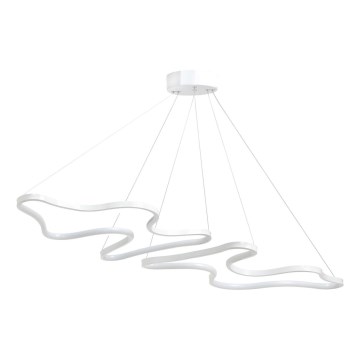 LED Taklampa på snöre DUPLE ARTISAN LED/80W/230V 6500K vit