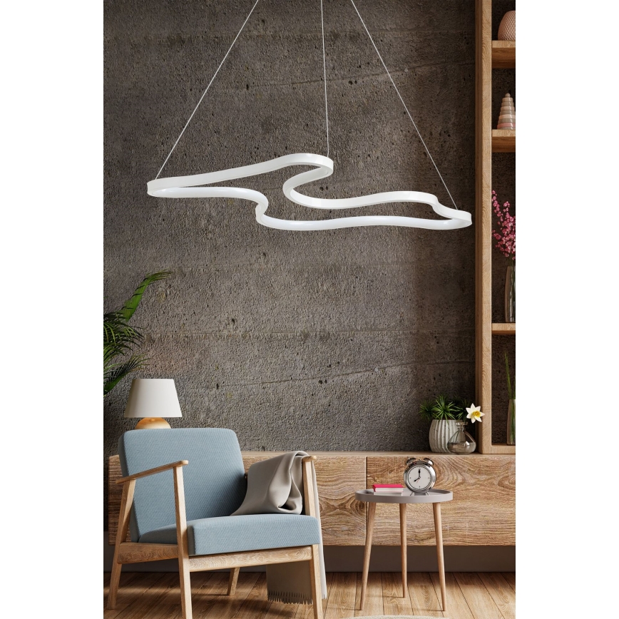 LED Taklampa på vajer ARTISAN LED/36W/230V 4000K vit