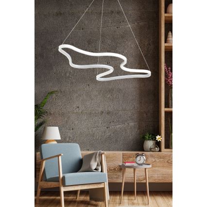 LED Taklampa på vajer ARTISAN LED/36W/230V 4000K vit