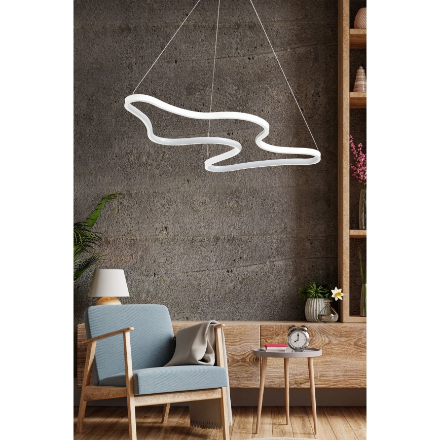 LED Taklampa på vajer ARTISAN LED/36W/230V 4000K vit