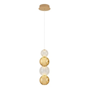LED-taklampa på vajer CREMONA LED/7W/230V 3000K guld