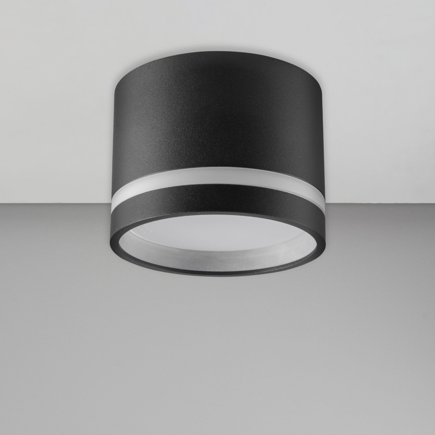 LED taklampa PARIS 1xGX53/6W/230V svart